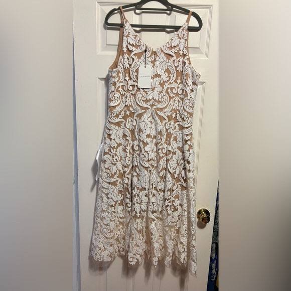 Dress The Population Blair Lace Sleeveless Sequin Dress - Picture 2 of 5